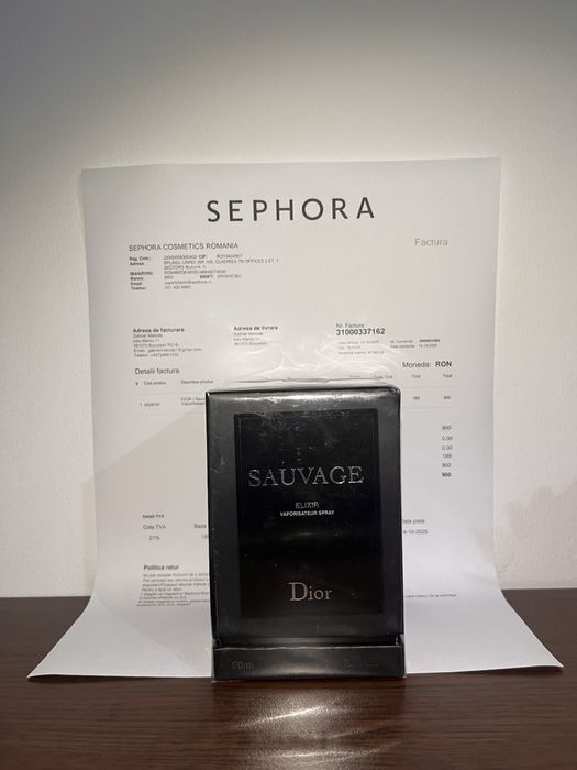 Parfum Dior Sauvage Elixir