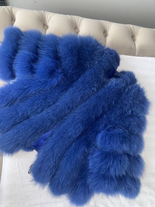 Haina blana naturala vulpe