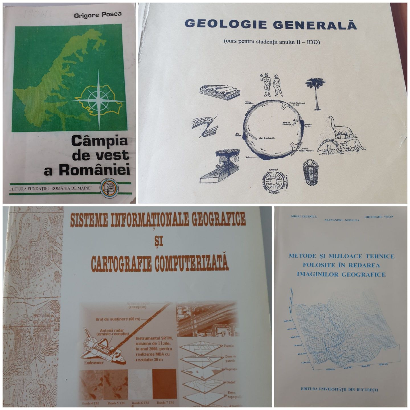 Geografie, cărți și cursuri universitare