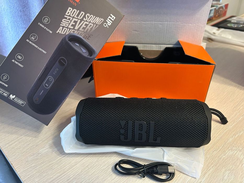 JBL Flip 6 – Boxă portabilă Bluetooth, impermeabilă, stare impecabilă