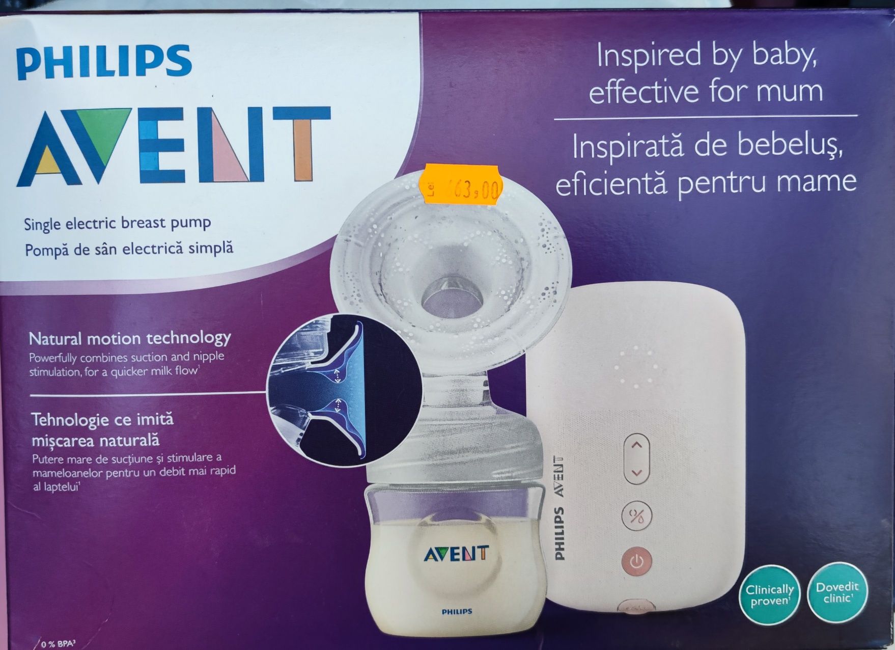 Avent pompa san electrica