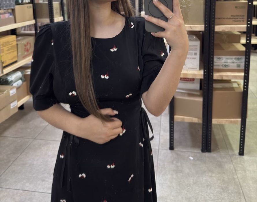 платье в цветочек