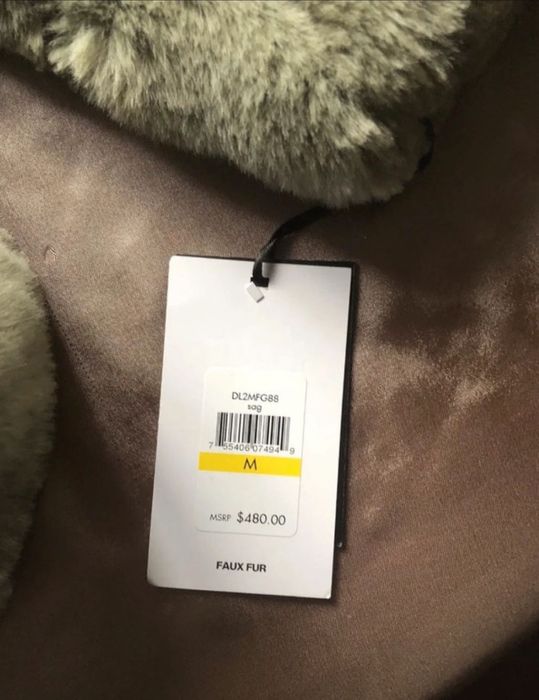 DKNY teddy coat оригинално