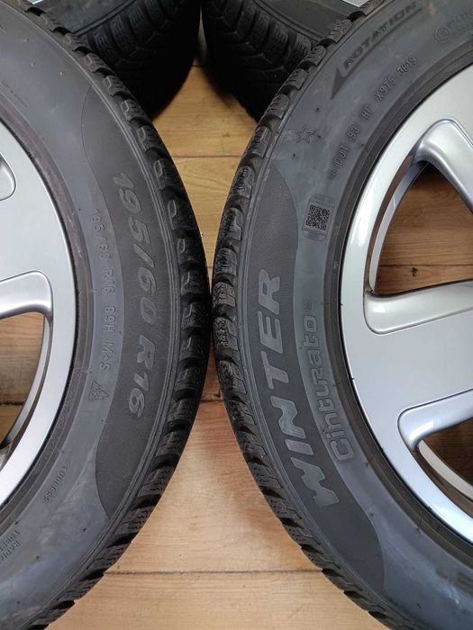 Jante 16 BMW F40 F44 cu senzori anvelopeMS 7mm originale, Mini Clubman