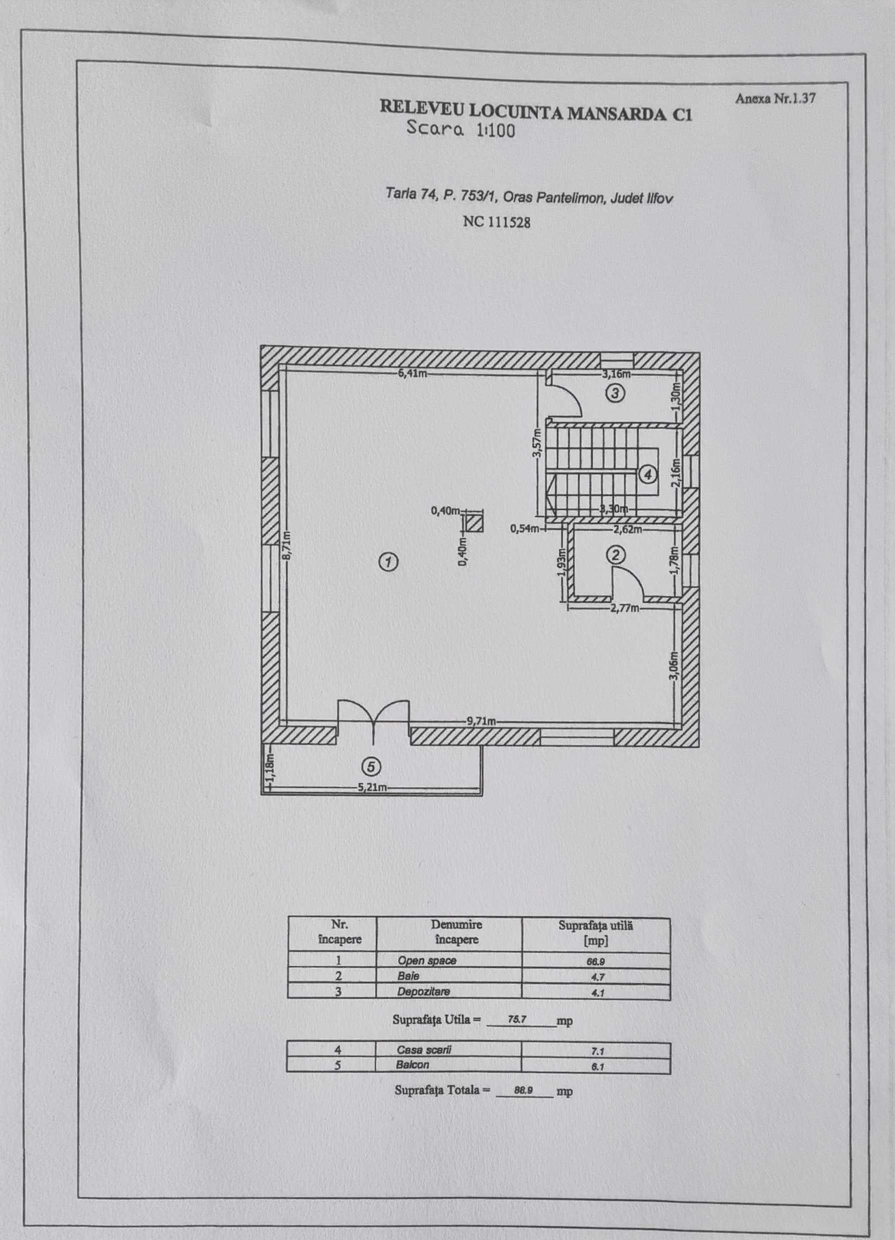 Vanzare casa Pantelimon -Lebada  Lac