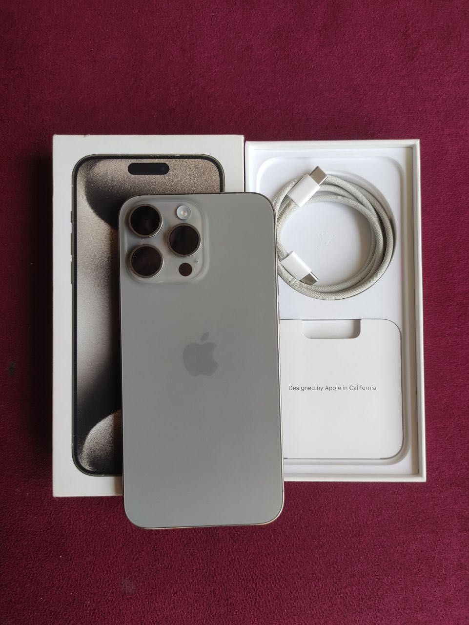 Iphone 15pro max 256gb, ideal 95% yomkost
