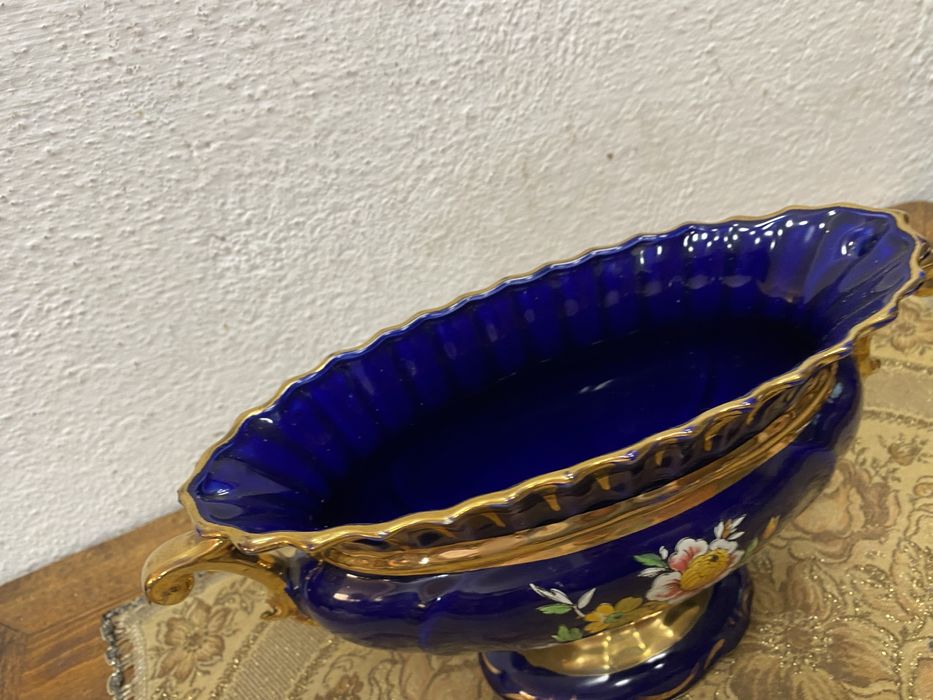 Италианси порцеланов съд ваза - жардиера