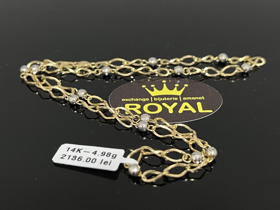 Bijuteria Royal CB : Lant aur 14k dama 4,98 grame