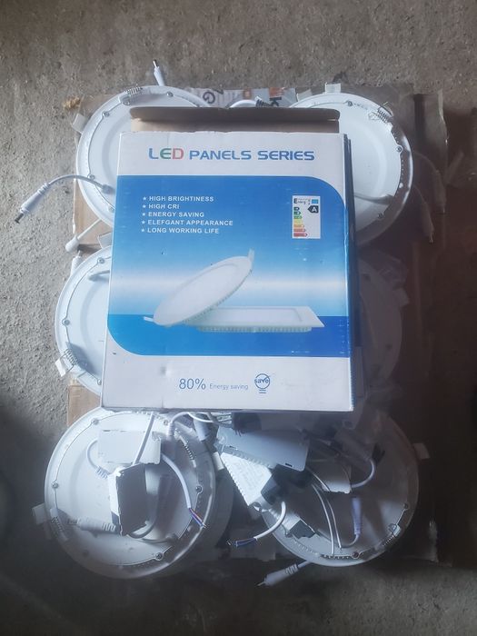 Spoturi led rotunde lumina rece albastra