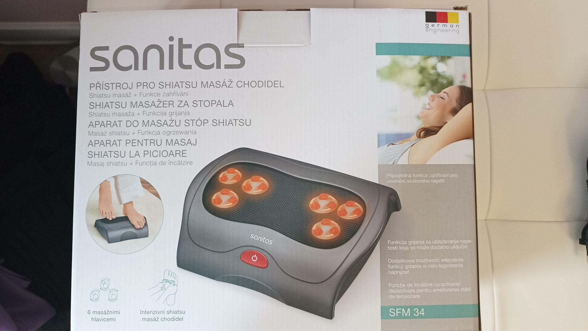 Sanitas-масажор за крака(шиатцу масаж).