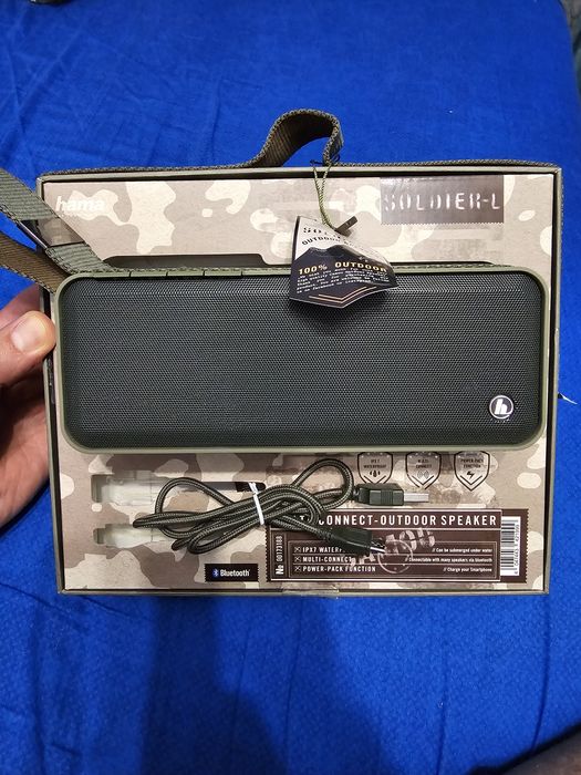 Boxa portabila Bluetooth,Hama Soldier-L