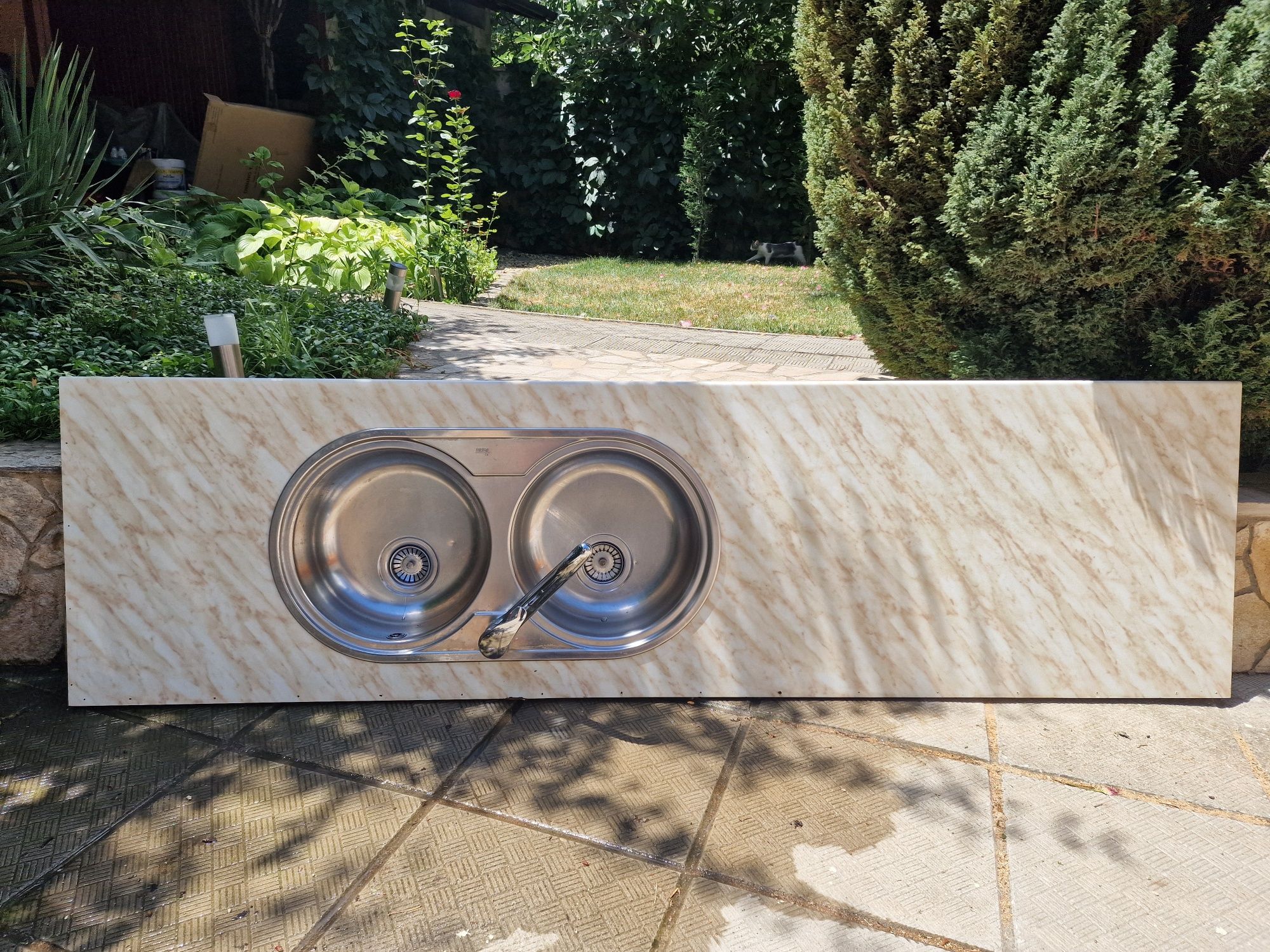 Комплект мивка Тека, смесител Vidima Ideal Standard,  термоплотове