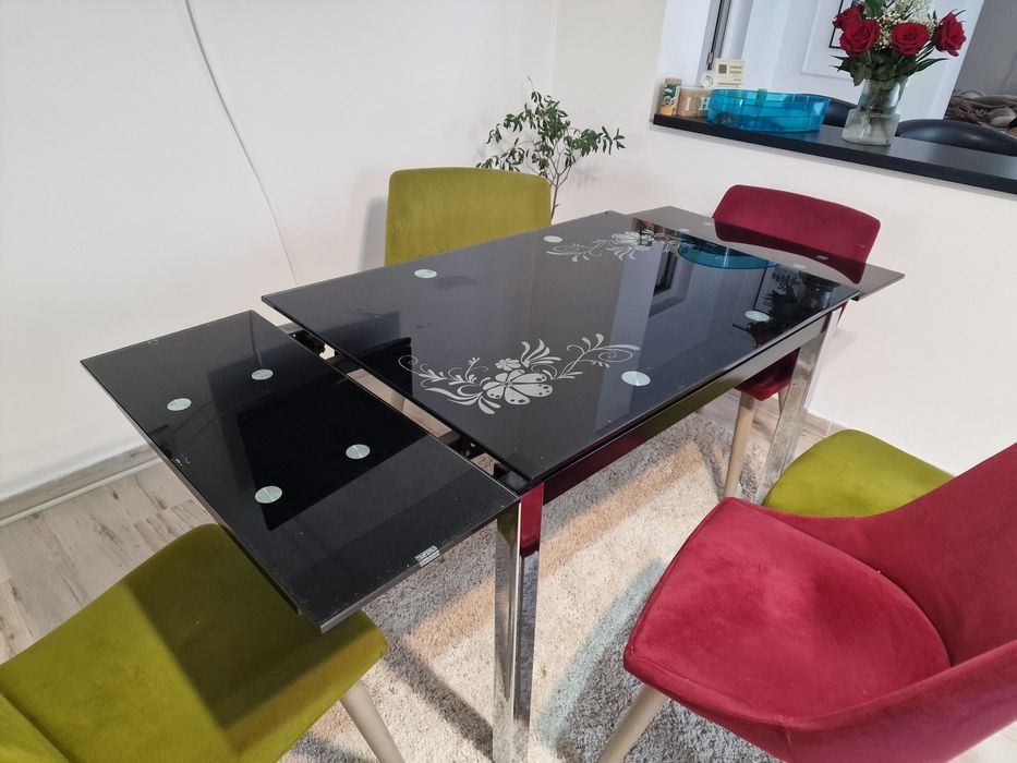 Masa sticla extensibila