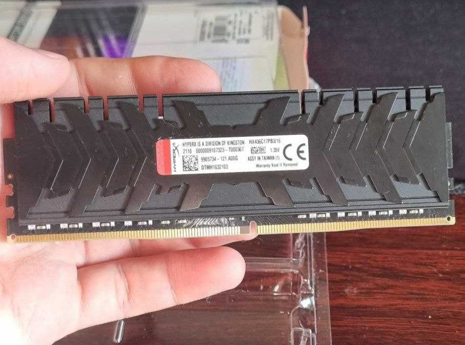 Оперативная память Kingston HyperX Predator 1x16gb ddr4 3600mhz