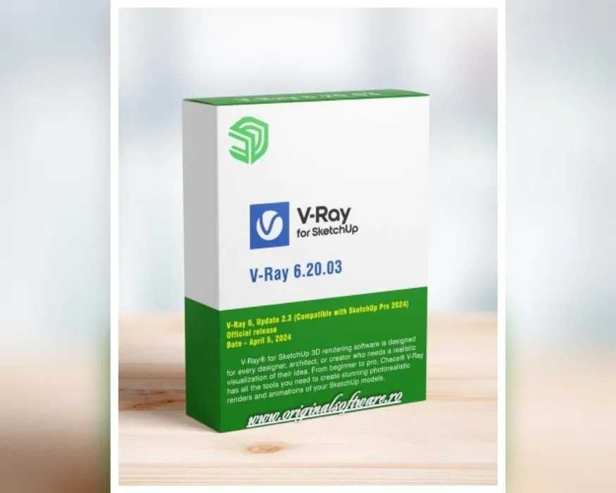 V-Ray 6 2024 for SketchUp 2024 Licență Permanentă