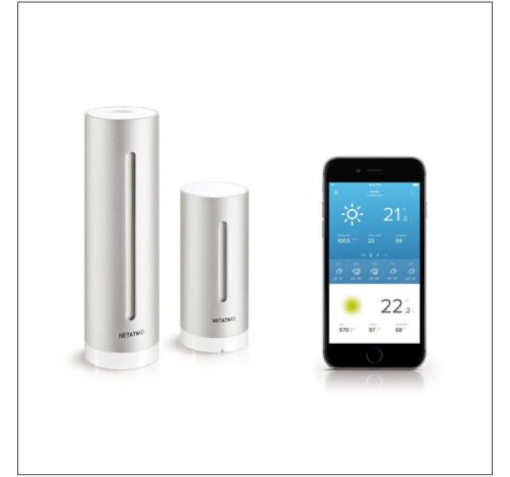 Statie meteo smart Netatmo de interior si exterior