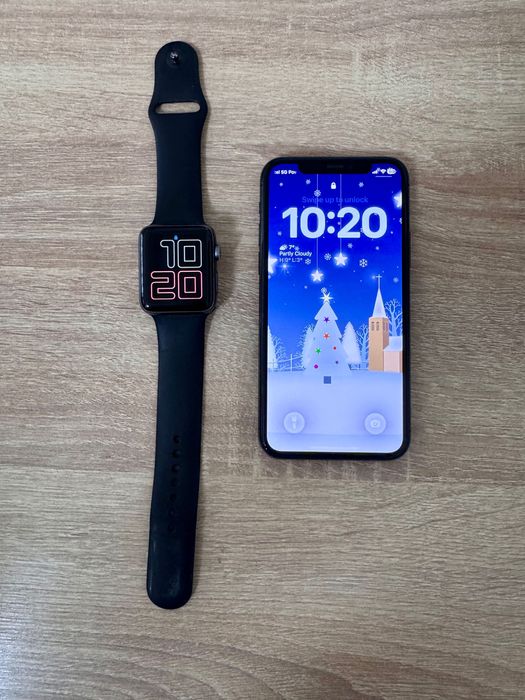 Продавам iPhone 11 Pro 64GB Space Grey и Apple Watch Series 2 42mm