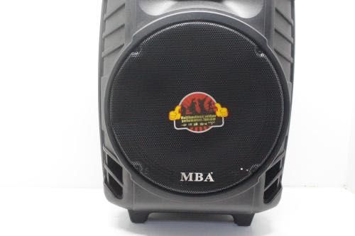 MBA Мощна Тонколона с два безжични микрофона