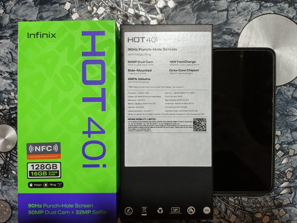 Infinix hot 40i 16/128