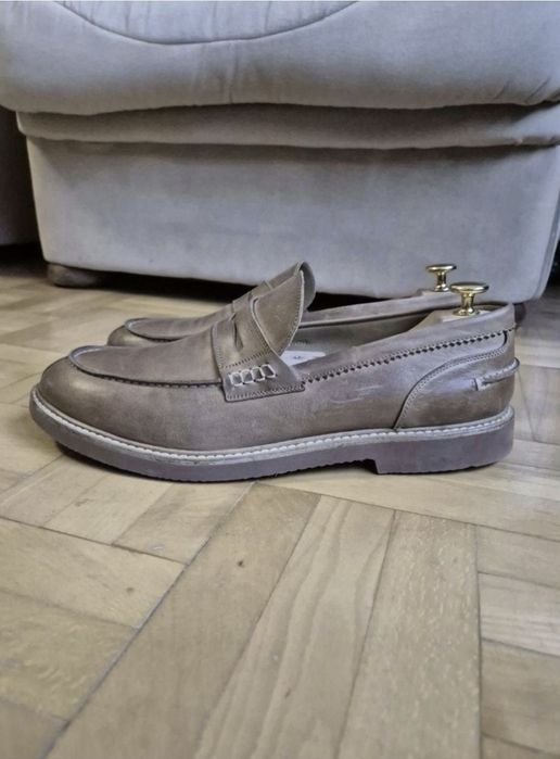 Pantofi / Mocasini Griffi's, Piele naturală + Vibram - 43,5 / 44