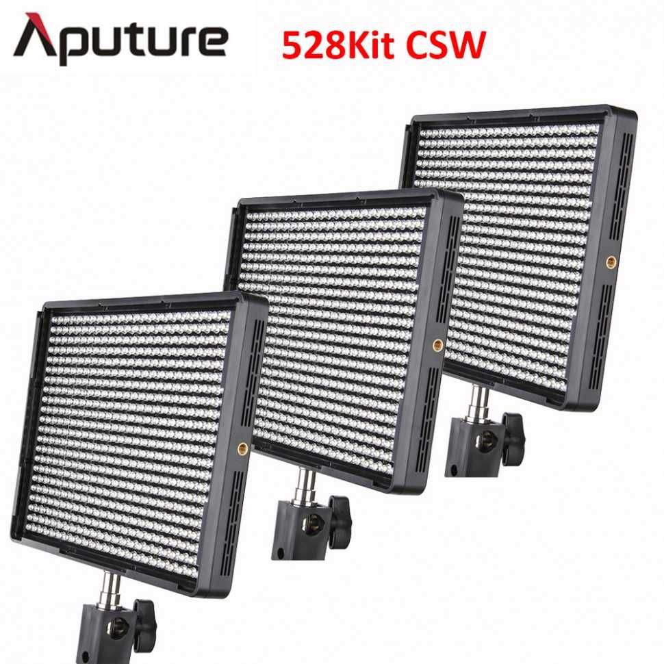 Комплект светодиодных осветителей Aputure Amaran 528KIT SSW LED