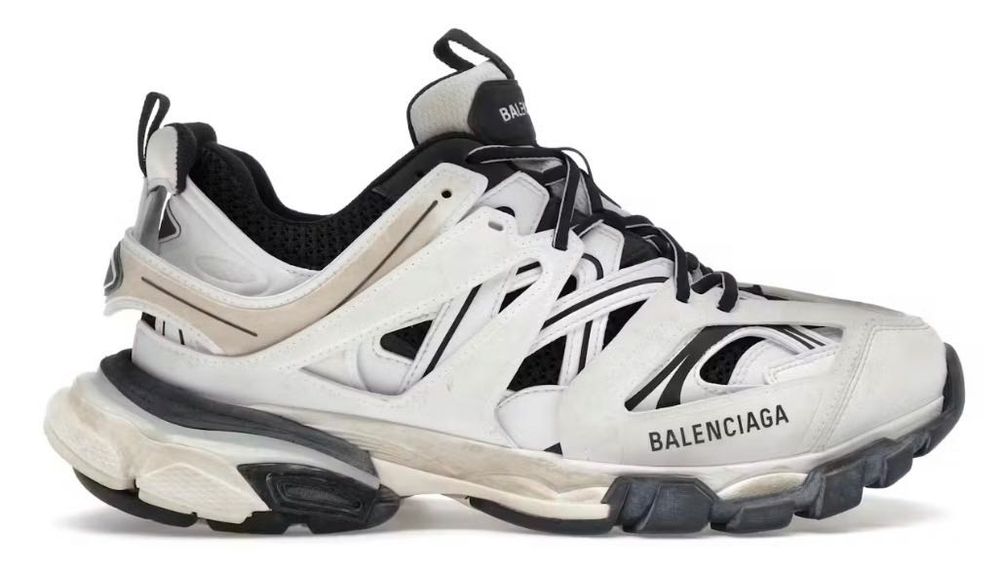 Balenciaga track white black