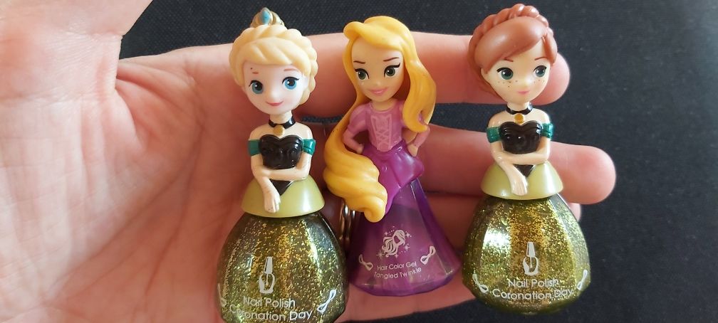 Printese Disney accesorizate pt fetite_Anna_Rapunzel_Elsa_Tiana