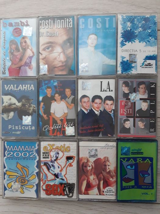 Casete audio cu muzică romaneasca anii 2000