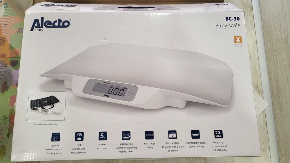 Бебешка електронна везна Alecto