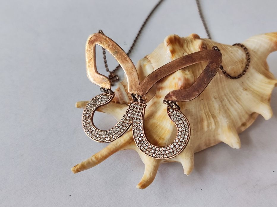 Сребърно колие пеперуда Sezgin 925