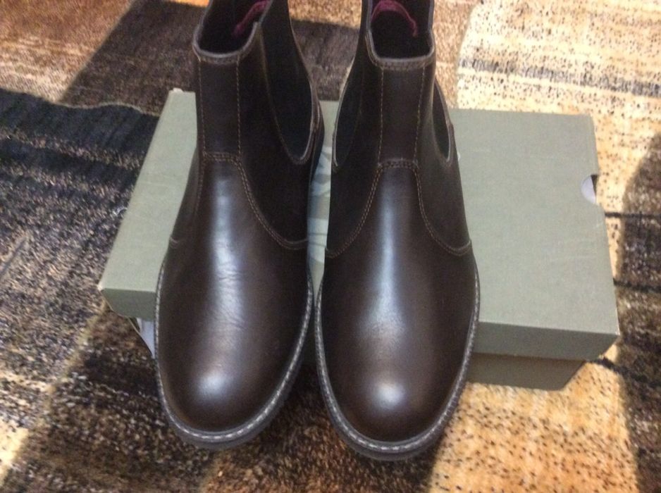 Timberland Cizme din Piele Maro TImberland Brook Park,Noi,42