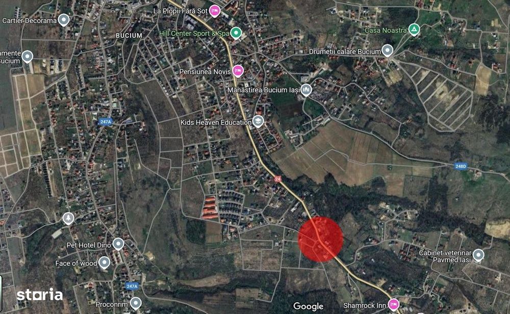 Bucium, 2420mp, toate utilitatile, ideal locuinta individuala