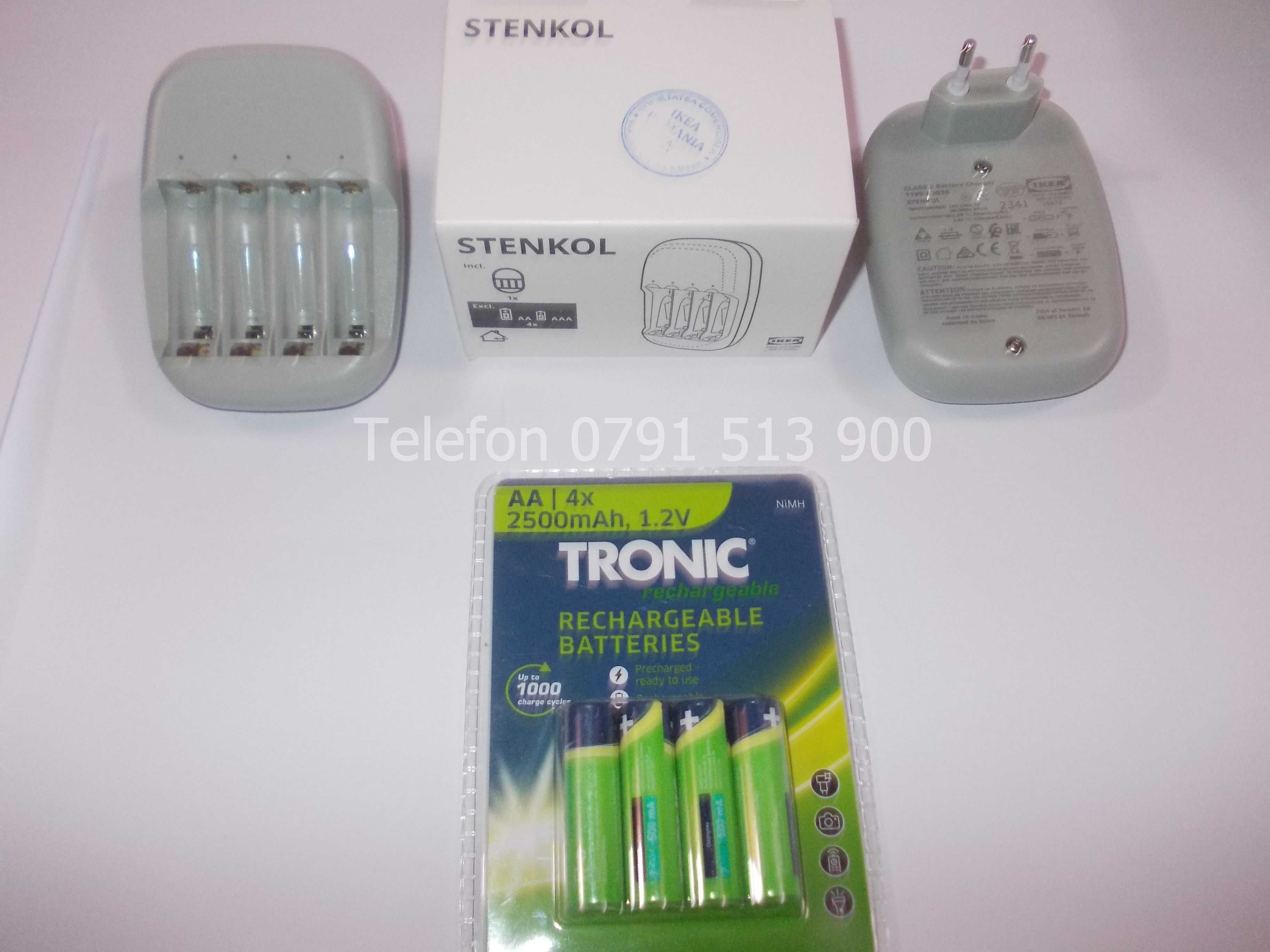 Set 4 acumulatori AA 2500mAh Tronic Germania baterii reincarcabile NOI