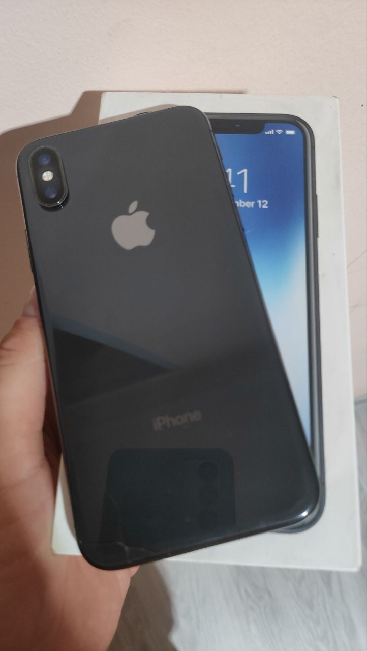 iPhone X Black  256gb karobka dakumet