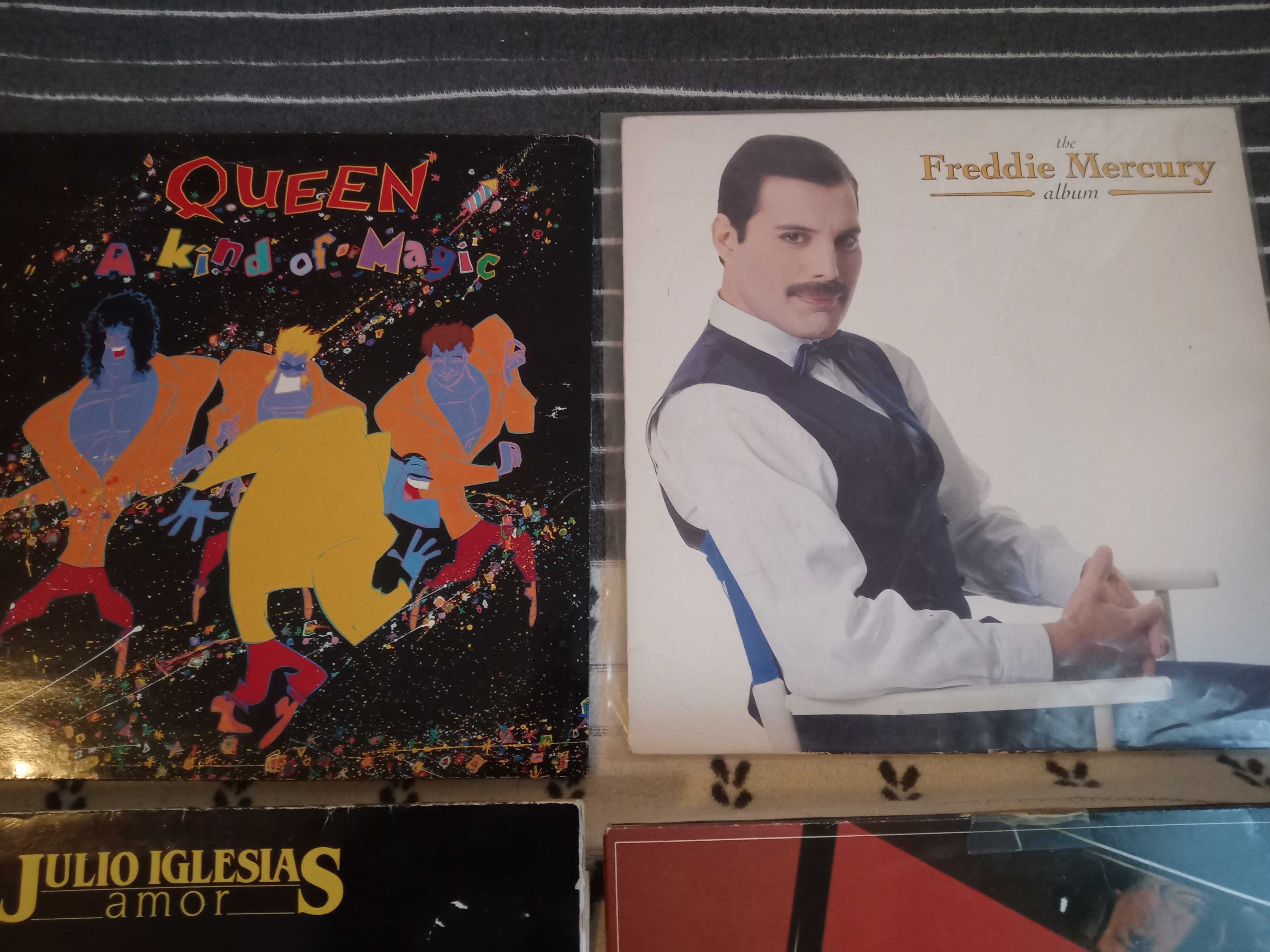 Queen Freddie Mercury Iglesias Clayderman vinil placa disc