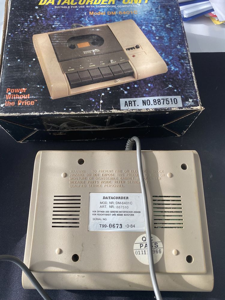 Casetofon incarcare jocuri - Datacorder Unit DM-6401C pentru Commodore