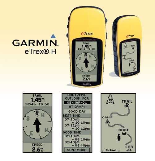 vand navigator GARMIN eTrex H in cutia originala - NOU