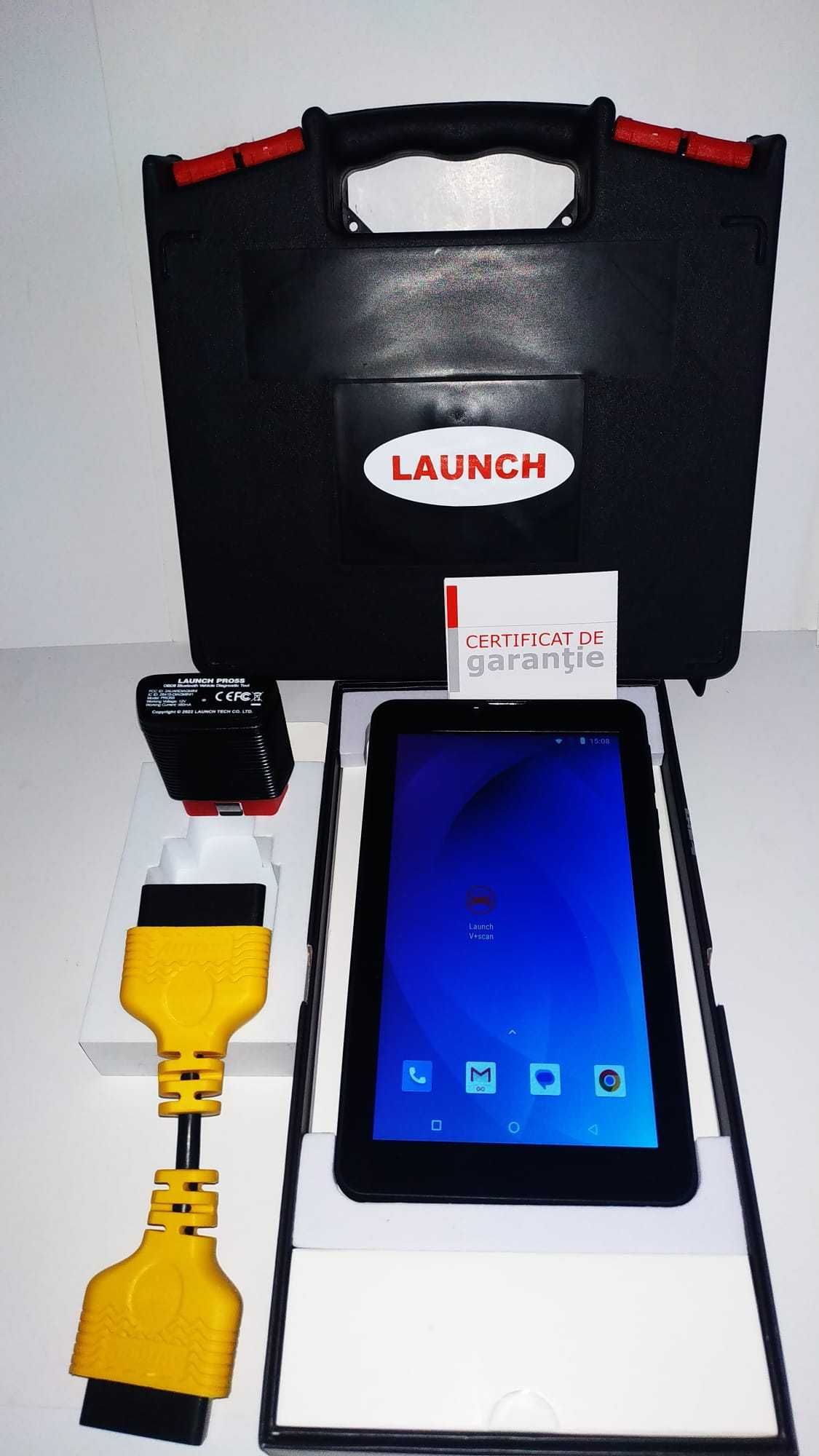 Kit Interfata Auto LAUNCH PRO5S X431 V+ Scan Easydiag + Tableta Noua