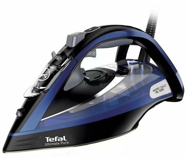 Утюг Tefal Ultimate Pure FV9848E0, мощность 3200 Вт, синий