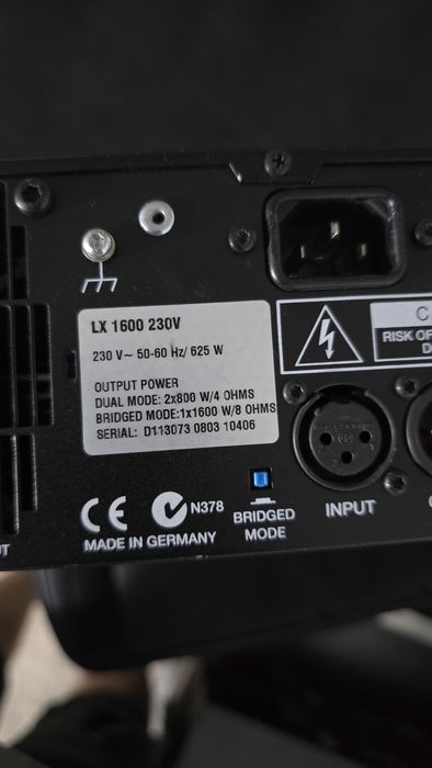 Dynacord lx 1600 seria D 11