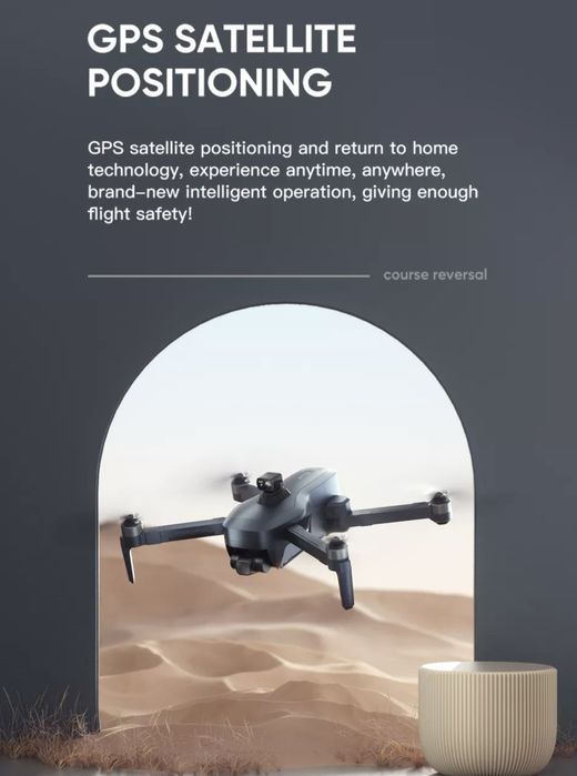 Drona cu camera Sony 4K UHD  distanta  4000m, 5G, 3 axe gimbal Noua