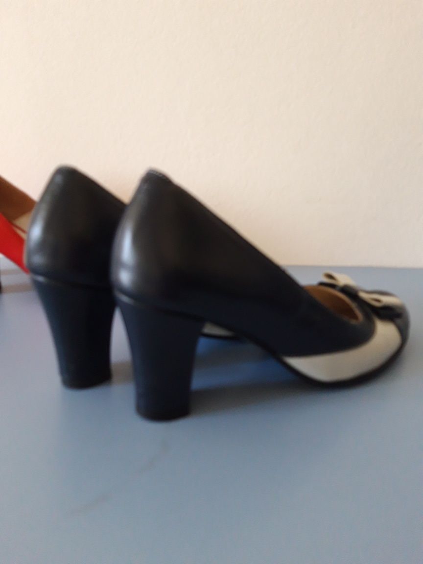 Pantofi comozi piele măr.37