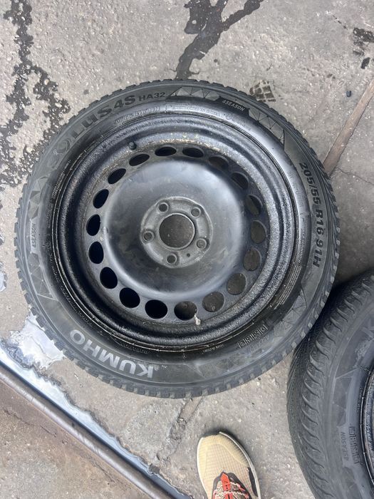 Roti vw / audi / skoda - 100 lei buc 5x112 r16 -205/55 r16 anvelope