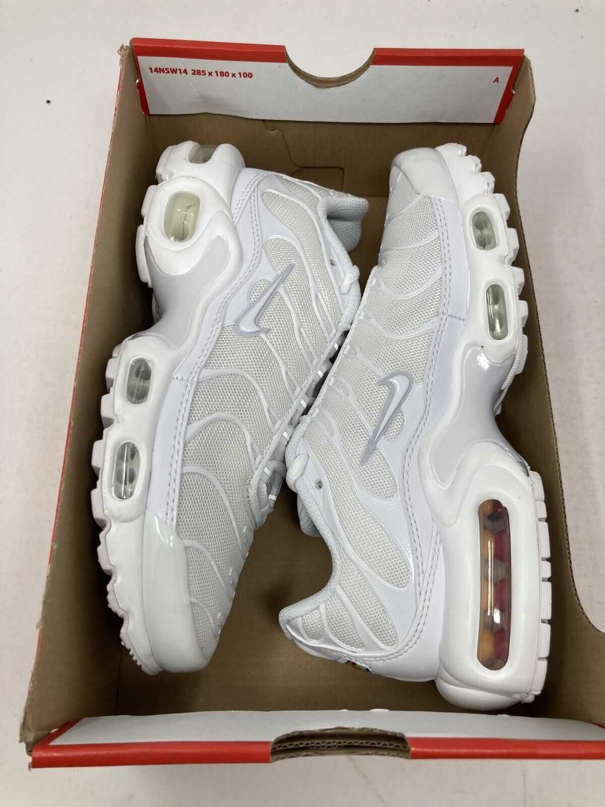 Adidasi Nike Tn Air max plus white Pure platinum 100% originali-44.5