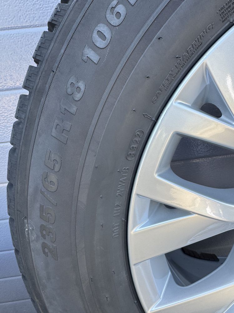 Jante Originale VW Touareg III R18 echipate cu iarna ca noi