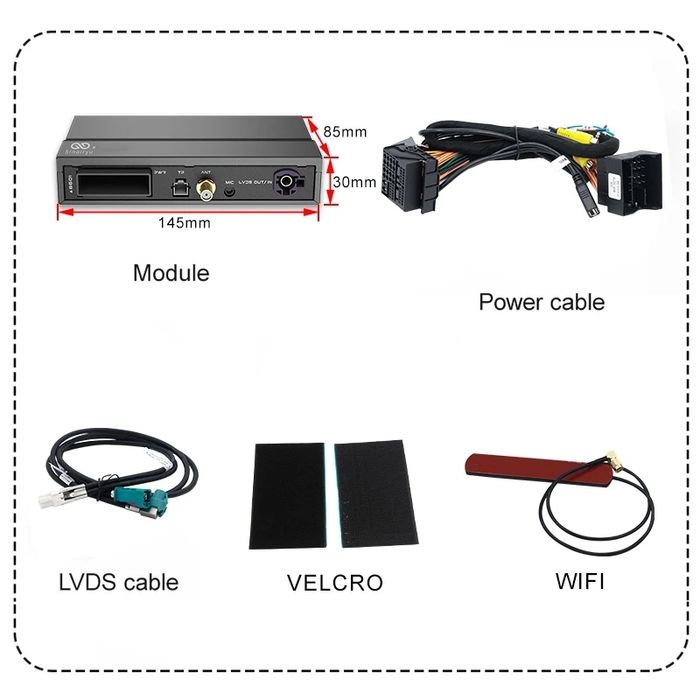 Modul CarPlay A4, A5, A6, A7,A8,Q2,Q3,Q5,Q7