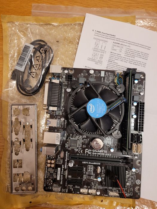 Kit MB Gigabyte GA-H81M-DS2,Rev.3.0,Intel i5 4570,8Gb DDR3 1600Mhz,imp