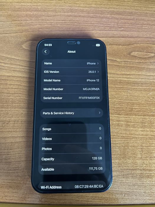 Vand Iphone 12 128GB