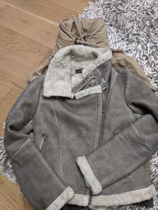 Geaca Naketano S bărbați și  Geaca blana naturala Zara M femei