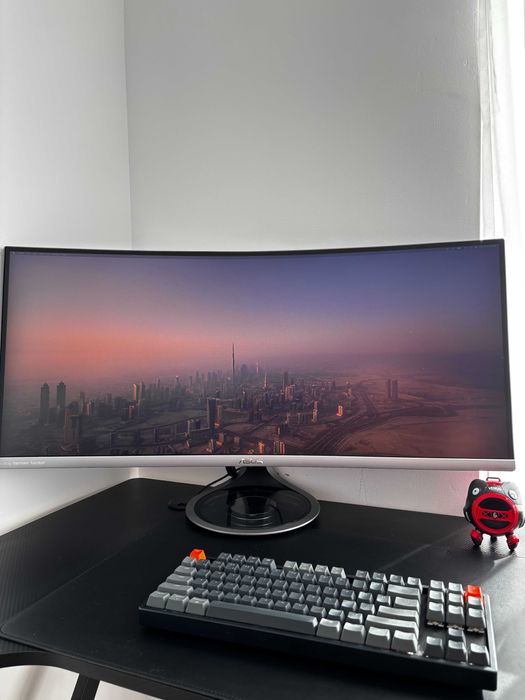 Monitor Asus MX34VQ 100Hz Ultra Wide Curved, Harman Kardon, 3440x1440